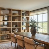 Inviting resident lounge in austin apartment complex